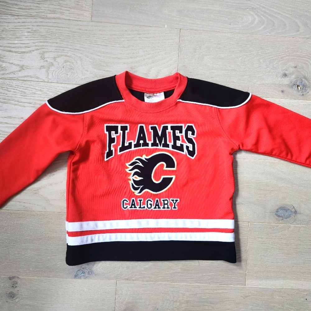 NHL Calgary Flames Jersey Toddler Size 2